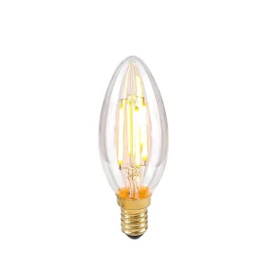 12 x LED 4W B35 Kronljuslampa Dimbar E14