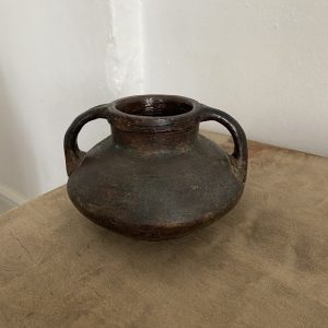 Raw clay amfora